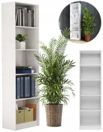 regal-biurowy-50-cm-na-ksiazki-segregatory-pojemny-szafka-bialy