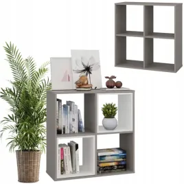 regal-z-polkami-2x2-na-ksiazki-zabawki-szary-otwarty-4-polki-komoda-salon