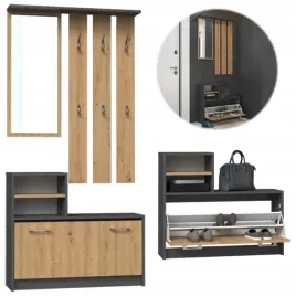 garderoba-wieszak-szafka-na-buty-lustro-nowoczesna-do-przedpokoju-antracyt