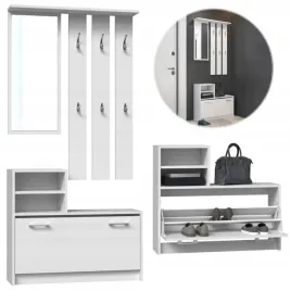 garderoba-do-przedpokoju-nowoczesna-wieszak-szafka-na-buty-lustro-biala