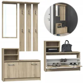 garderoba-wieszak-szafka-na-buty-lustro-do-przedpokoju-nowoczesna-sonoma