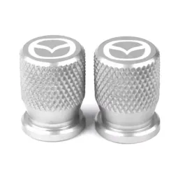nakretki-na-wentyle-do-mazda-metalowe-szare-eleganckie-trwale-z-logo-mazda