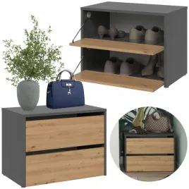 szafka-na-buty-uchylna-nowoczesna-2-poziomy-przedpokoj-garderoba-antracyt