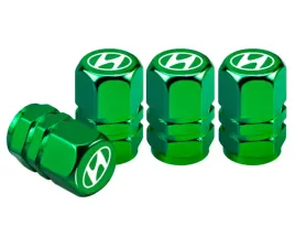 zielone-nowoczesne-nakretki-na-wentyle-hyundai-premium-trwale-logo-hyundai