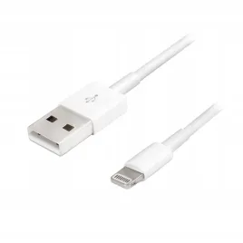 kabel-logilink-usb-apple-lightning-1-m-bialy