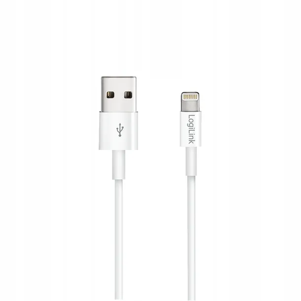kabel-logilink-usb-apple-lightning-1-m-bialy-konstrukcja-oplot