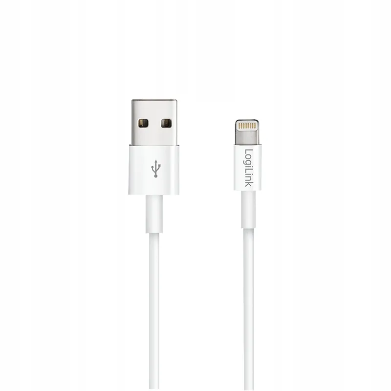 kabel-logilink-usb-apple-lightning-1-m-bialy-kolor-bialy