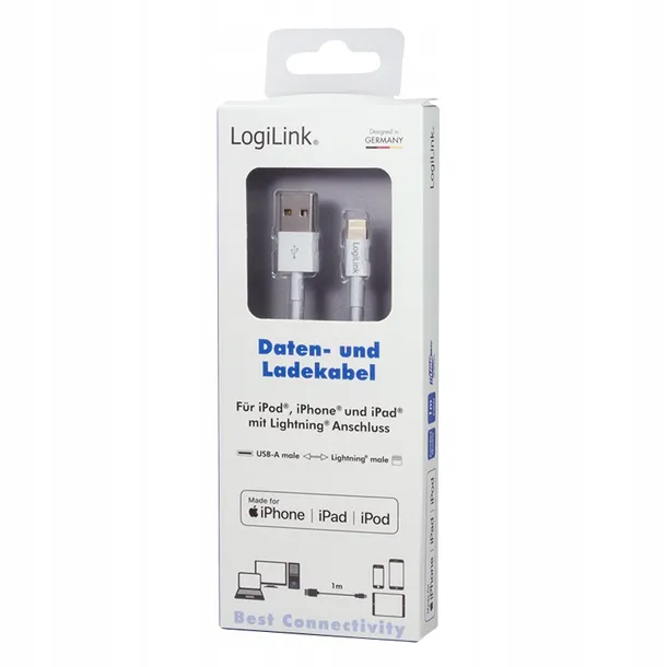kabel-logilink-usb-apple-lightning-1-m-bialy-zlacza-usb-apple-lightning