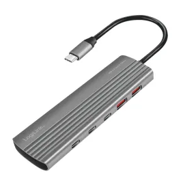 hub-usb-c-3-2-gen2-logilink-10x-portow-8xusb-c-2xusb-a-pd-100w-thunderbolt