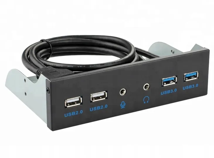 panel-przedni-2x-usb3-0-2x-usb2-0-2x-audio-5-25-kolor-czarny