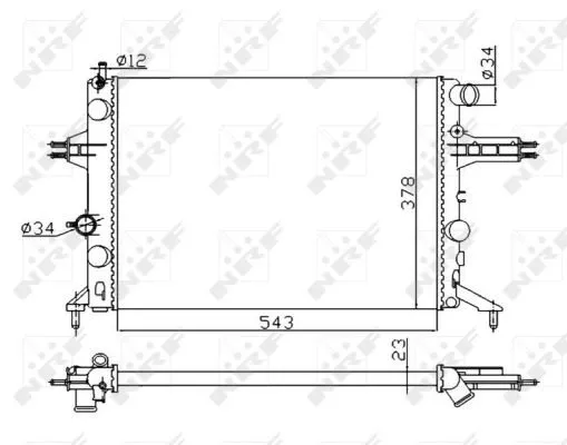 chlodnica-silnika-53628a-nrf-numer-katalogowy-oryginalu-opel-1300187-opel-1300213-opel-90570725-opel-90570726-opel-9202493-vauxhall-90570725-vauxhall-90570726-vauxhall-9202493