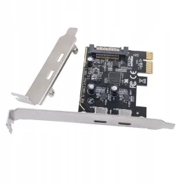 kontroler-adapter-karta-pci-e-1x-na-2x-usb-c-gen-1-usb-3-2-5-gb-s-pcie