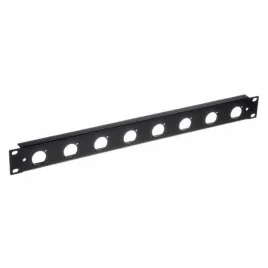 panel-maskujacy-zaslepka-8-gniazd-xlr-rack-19-1u-aluminium-thon-8xlr