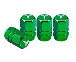 zielone-nowoczesne-nakretki-na-wentyle-tesla-premium-trwale-z-logo-tesla