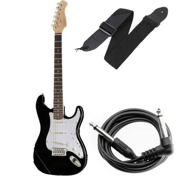 gitara-elektryczna-preston-4-4-czarna-waga-z-opakowaniem-20-kg-kod-producenta-365444