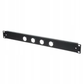 panel-maskujacy-zaslepka-4-gniazd-xlr-rack-19-1u-aluminium-thon-4xlr-90