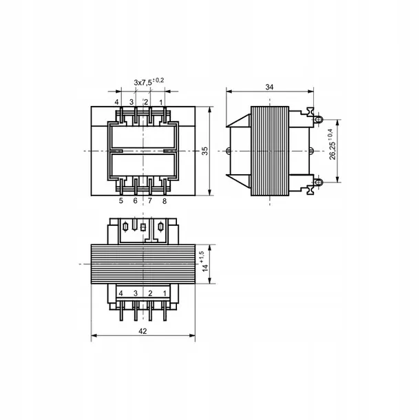 transformator-6va-230vac-12v-0-5a-indel-ts-6-63-2-marka-indel
