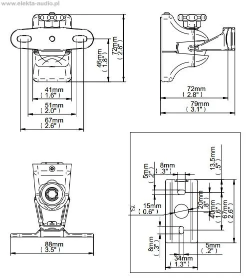 uchwyty-glosnikowe-scienne-b-tech-bt33-czarne-kolor-czarny