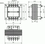 transformator-10va-230vac-12v-0-8a-indel-waga-z-opakowaniem-0-kg