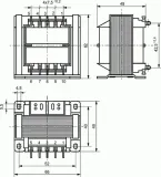 transformator-25va-230vac-12v-2a-indel-kod-producenta-ts-25-010