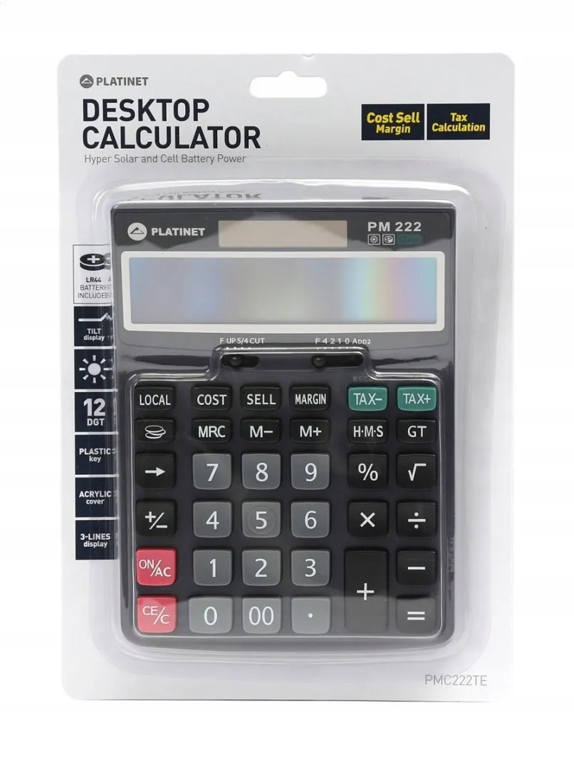 kalkulator-biurowy-platinet-pmc222te-waga-z-opakowaniem-0-26-kg