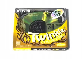 dyskietka-minidisc-maxell-twinkle-color-yellow-74-tnd74yeg-made-in-japan