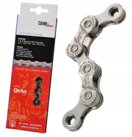 lancuch-taya-octo-srebrny-8-speed-116l