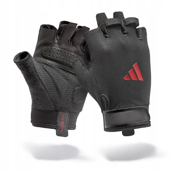 adidas-essential-training-gloves-czerwone-m