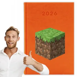 kalendarz-2026-a5-pomaranczowy-planer-niedziele-swieta-imp-minecraft-01