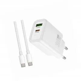 szybka-ladowarka-usb-c-gan-30w-z-dlugim-kablem-2m-do-zte-axon-30-ultra