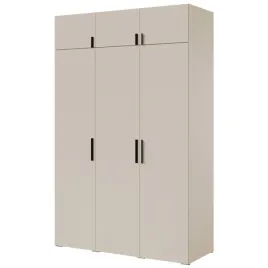szafa-uchylna-z-nadstawka-napoli-3d-150-kaszmir-czarny-lub-zloty-uchwyt