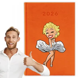 kalendarz-2026-a5-pomaranczowy-planer-niedziele-swieta-marilyn-monroe-07