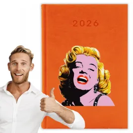 kalendarz-2026-a5-pomaranczowy-planer-niedziele-swieta-marilyn-monroe-10