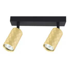 kinkiet-led-gu10-glamour-czarny-zloty-ruchomy-2x35w