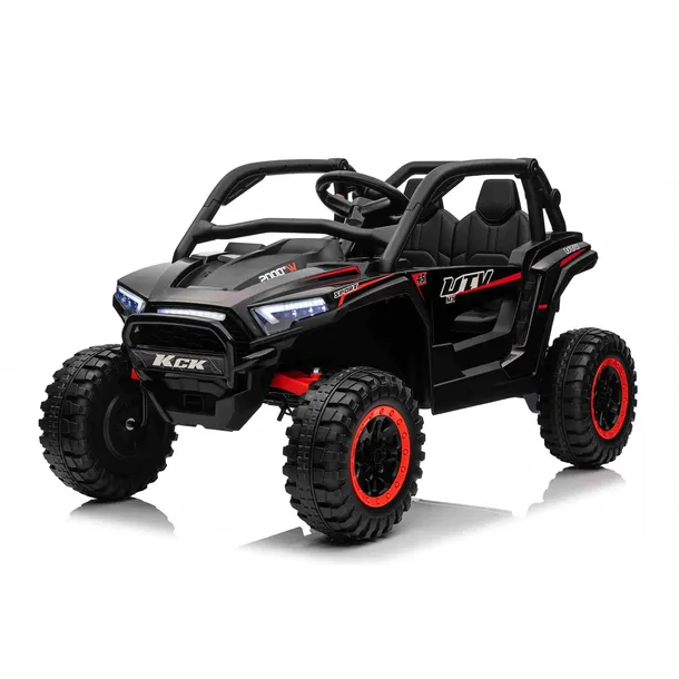 Autko na akumulator Buggy UTV KCK 4x4 czarne 24V | 800W | 50 kg | EVA | LED
