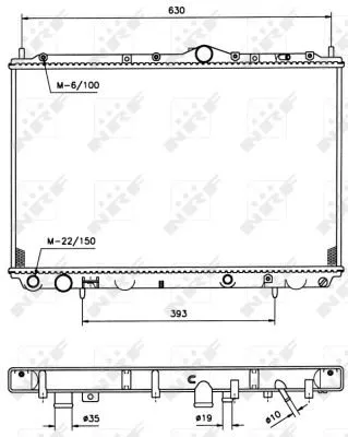chlodnica-silnika-509518-nrf-numer-katalogowy-oryginalu-mitsubishi-822290-mitsubishi-mb925662-mitsubishi-mr187415-mitsubishi-mr911492-volvo-822291-volvo-8602106-volvo-8602107-volvo-8602108