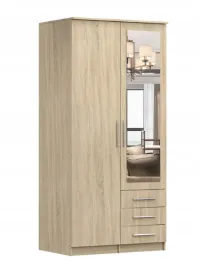 szafa-garderoba-dwudrzwiowa-100-cm-sonoma-lustro-santo-id