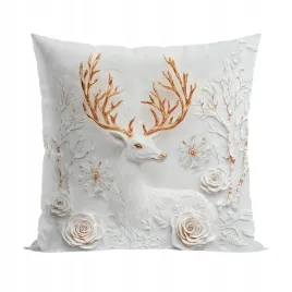 swiateczna-poszewka-biala-renifer-efekt-3d-40x40cm-glamour-jelonek-roze