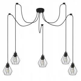 lampa-wiszaca-led-loft-pajak-czarna-5xe27-stal-ip20