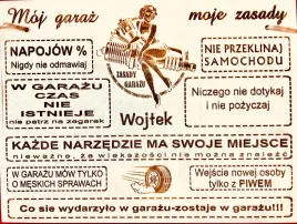 zasady-garazu-drewniana-tabliczka-grawerowane-imie