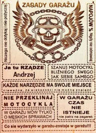 zasady-garazu-tablica-drewniana-grawer-laser