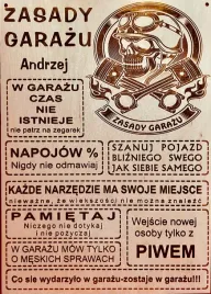 zasady-garazu-tablica-drewniana-grawer-laser
