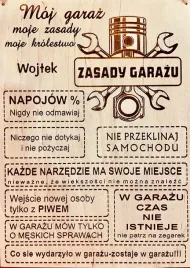 zasady-garazu-tablica-drewniana-grawer-laser