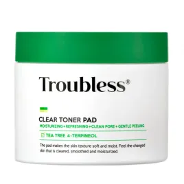 troubless-clear-toner-pad-platki-tonizujace-z-efektem-peelingu-60szt