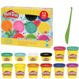 play-doh-ciastolina-zestaw-12-tub-rozne-kolory-mix-modelina-dzieci-prezent