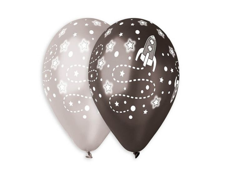 Balony urodzinowe Kosmos - 30 cm - 5 szt