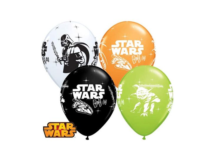 Balony urodzinowe Star Wars - 30 cm - 25 szt