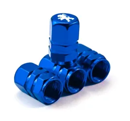 nowoczesne-niebieskie-nakretki-na-wentyle-do-peugeot-z-logo-peugeot-premium