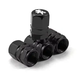 designerskie-czarne-aluminiowe-nakretki-wentylkow-do-peugeot-z-logo-peugeot