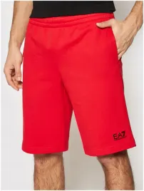 spodenki-krotkie-dresowe-ea7-emporio-armani-meskie-czerwone-z-logo-xxl